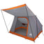 Camping telt med tag Grå og orange 282 x 225 x 154 cm taft