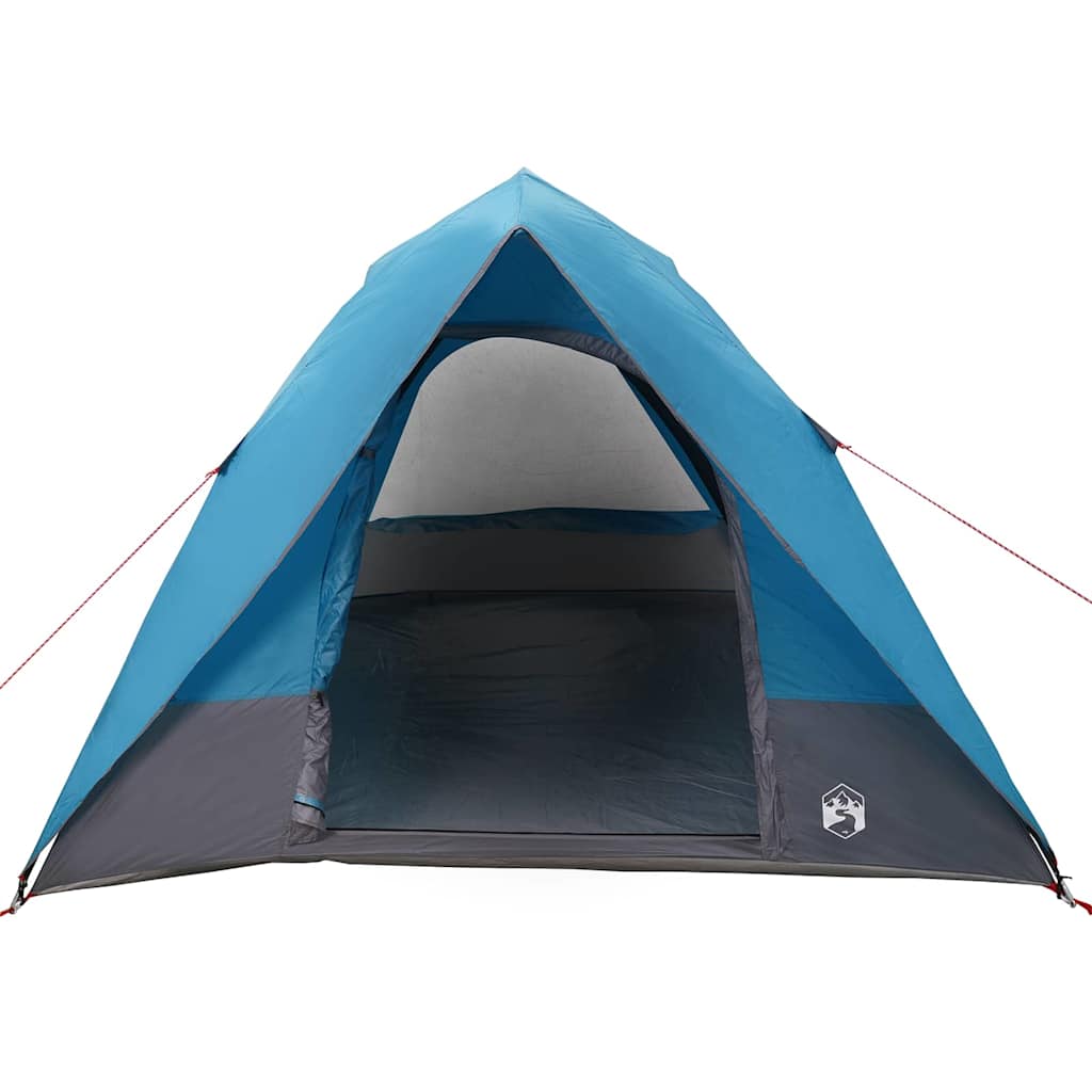 Camping telt med tag med opbevaring Blå 320 x 275 x 190 cm taft