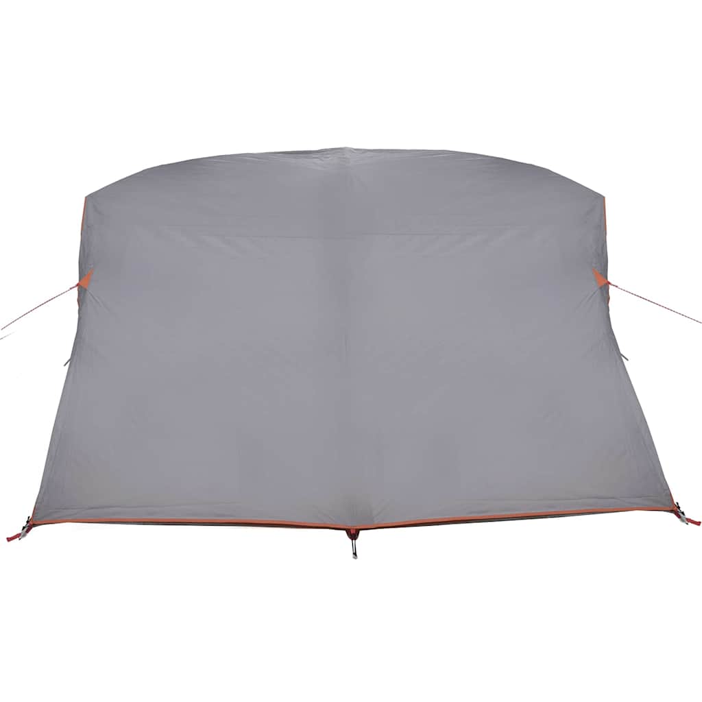 Camping telt med tag Grå og orange 320 x 275 x 190 cm taft