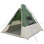 Tipi telt med tag med opbevaring Grøn 383 x 338 x 217 cm taft