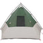 Tipi telt med tag med opbevaring Grøn 383 x 338 x 217 cm taft