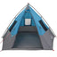 Tipi telt med tag med opbevaring Blå 383 x 338 x 217 cm taft