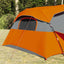 Indertelt med tag Grå og orange 520 x 520 x 190 cm taft