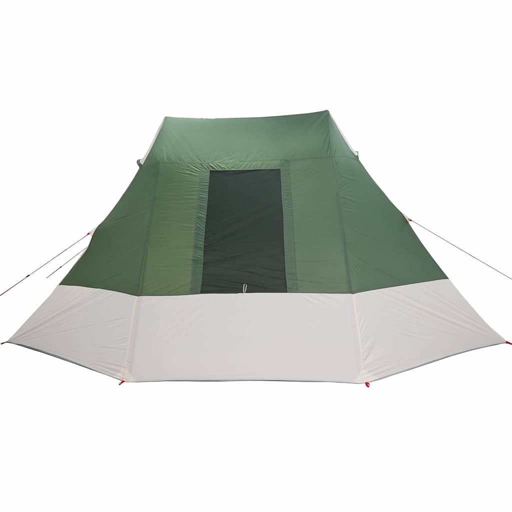 Camping telt med tag Grøn 482 x 360 x 227 cm taft