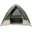 Camping telt med tag Grøn 275 x 230 x 140 cm taft