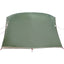 Camping telt med tag Grøn 275 x 230 x 140 cm taft