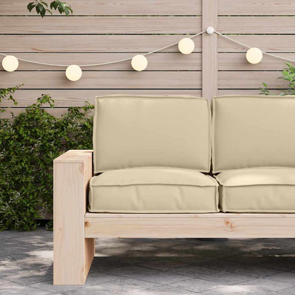 Palle Pudesæt Oxford stof Beige 60 x 60 x 52 cm