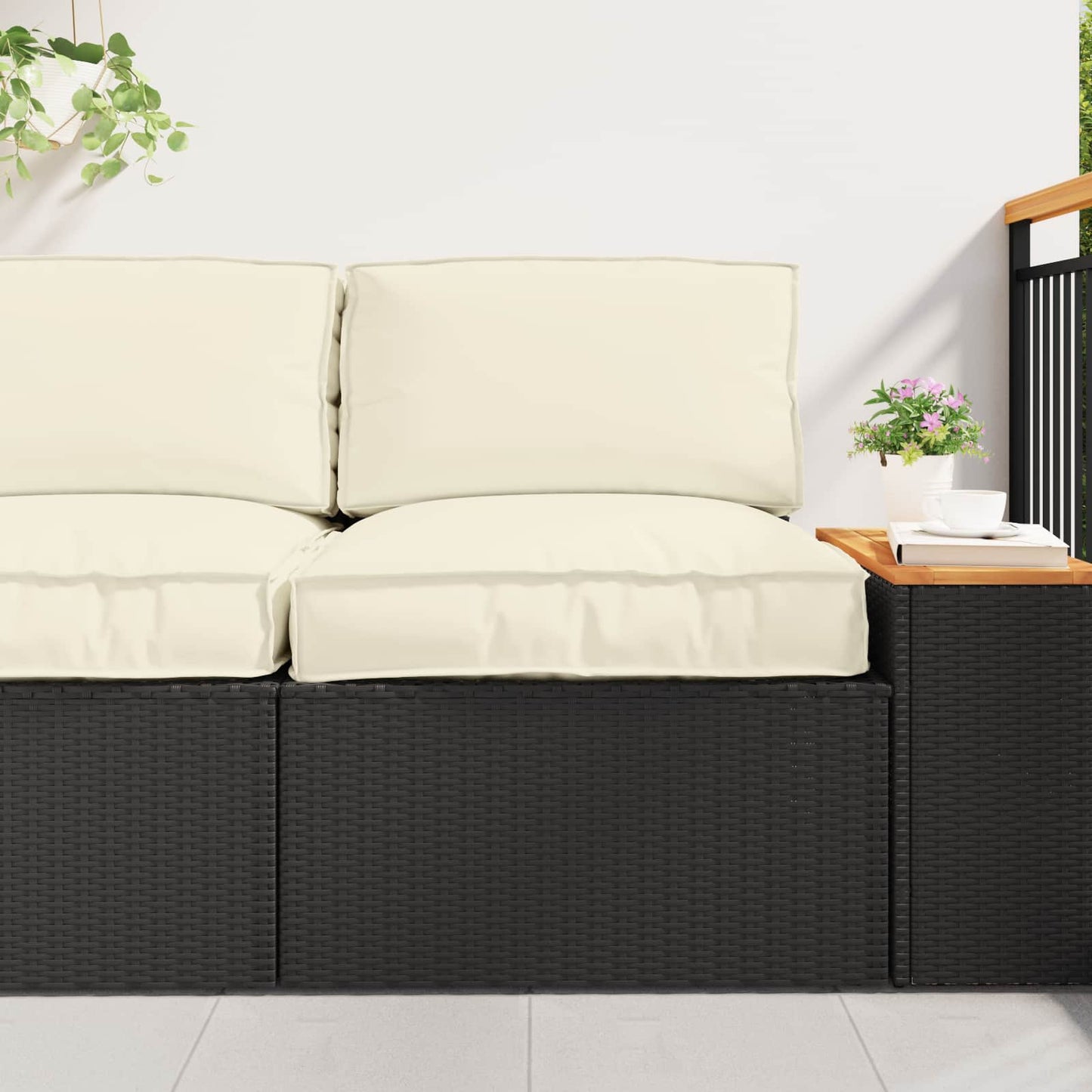 Palle Pudesæt 2 pcs Creme Oxford stof