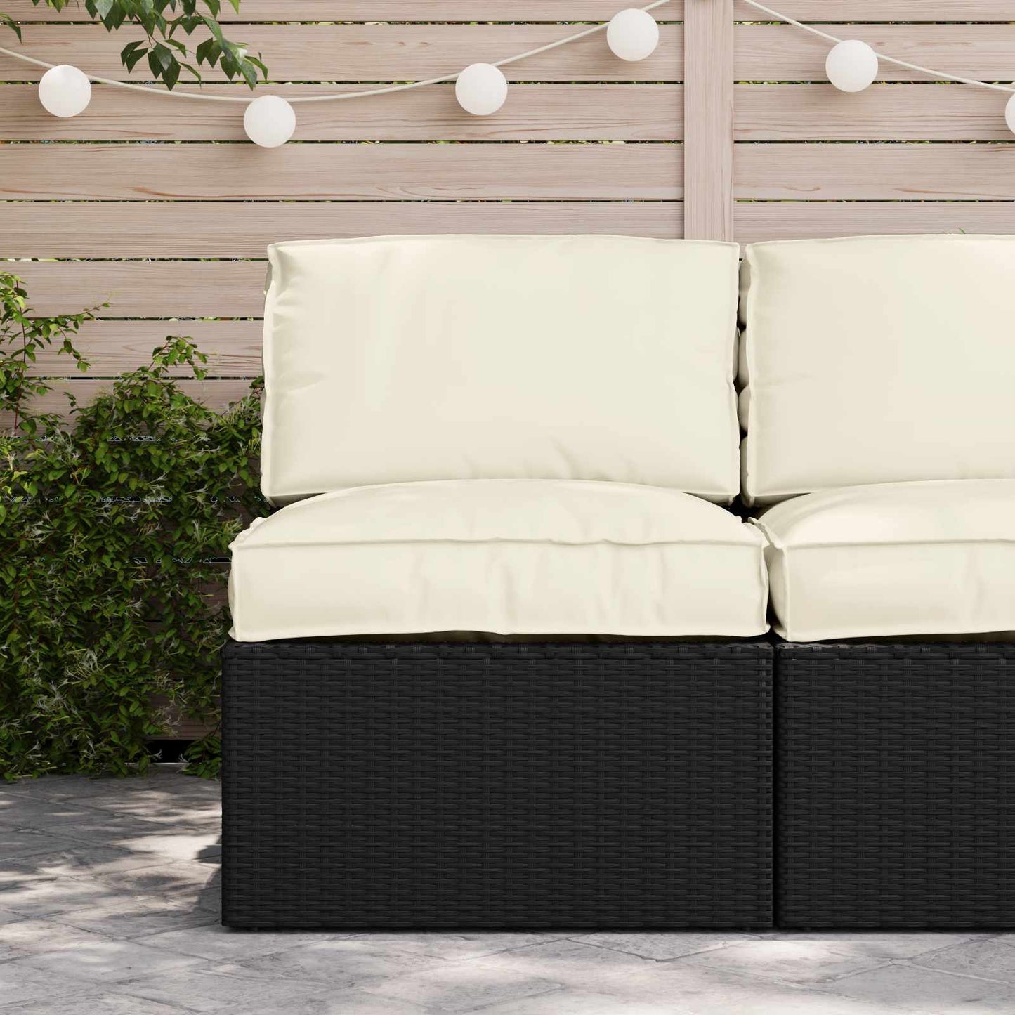 Palle Pudesæt 2 pcs Creme Oxford stof
