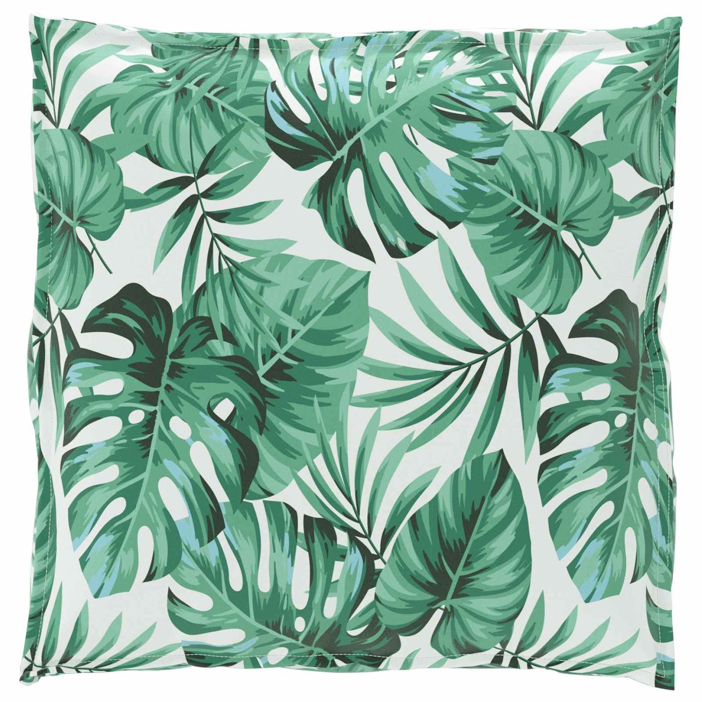 Palle Pudesæt Blomstret 2 pcs Grøn Blad Mønster Oxford stof