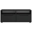 tV-bord VISNES 100x40x38 cm konstrueret træ sort
