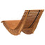 Lounger 2-person 2 pcs Brun 154 x 60 x 74 cm Massivt Akacietræ