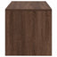tv-bord 80x40x40 cm konstrueret træ brun egetræsfarve