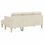 Sofa Sæt 2 stk. Linned Polyester