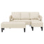 Sofa Sæt 2 stk. Linned Polyester