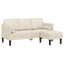 Sofa Sæt 2 stk. Linned Polyester
