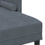 Sofa Sæt 2 stk. Mørkegrå Polyester