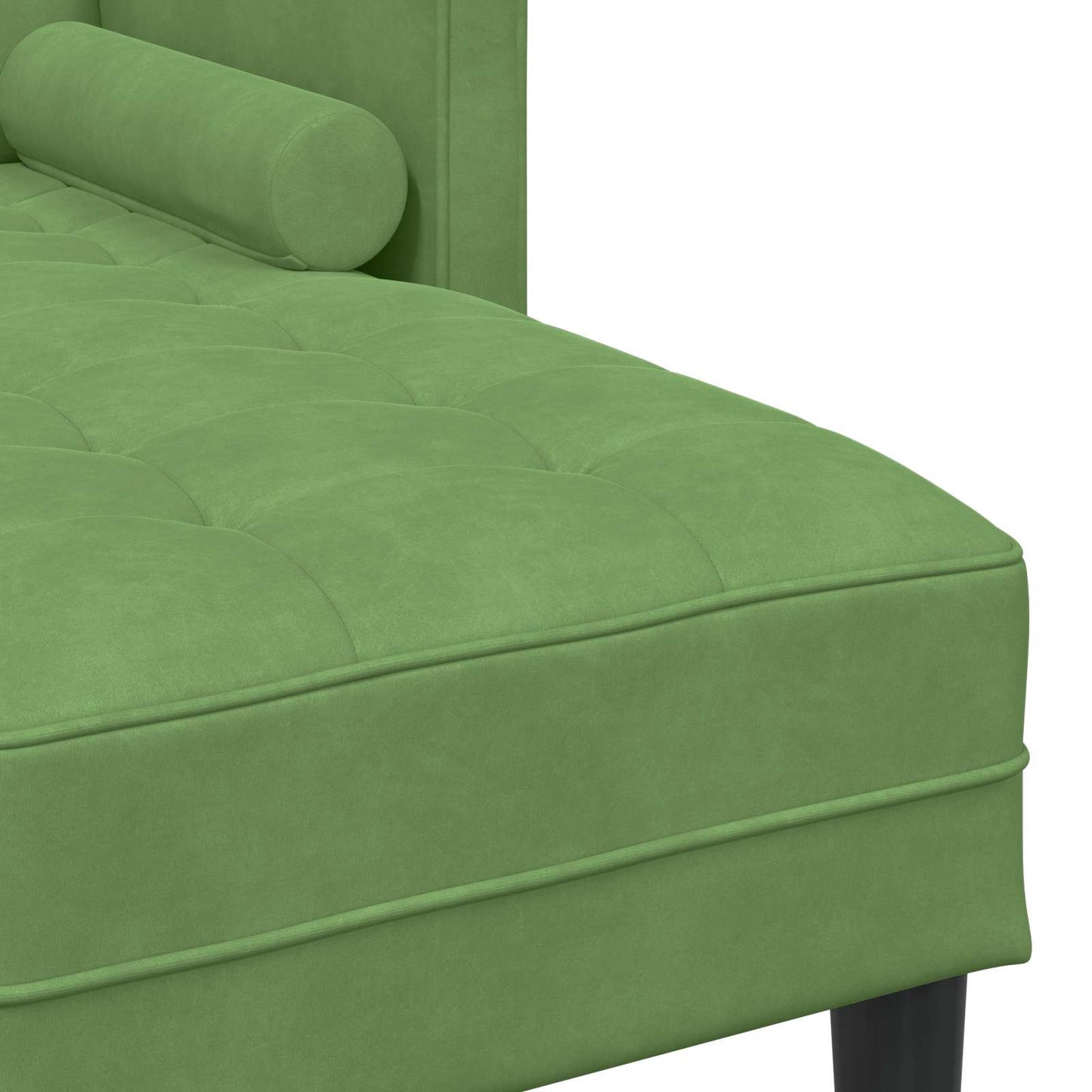 Sofa Sæt 2 stk. Lys grøn Polyester