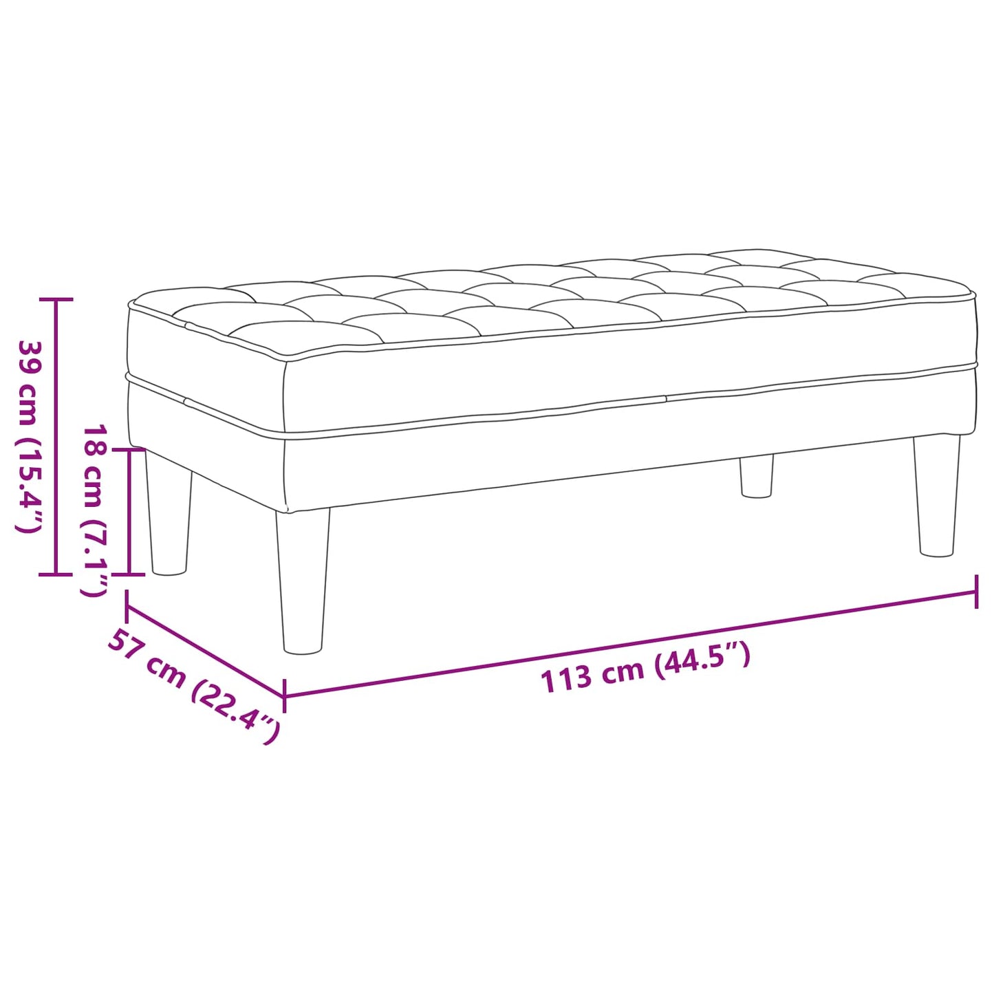 Sofa Sæt 2 stk. Gul Polyester