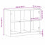 Sideboard Sort eg 100 x 37 x 75,5 cm