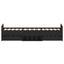 Sengestel med skuffe Sort eg 203 x 93 x 50 cm Konstrueret træ