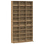 CD Skab Artisan Egetræ 101 x 23 x 177,5 cm Konstrueret træ