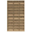CD Skab Artisan Egetræ 101 x 23 x 177,5 cm Konstrueret træ