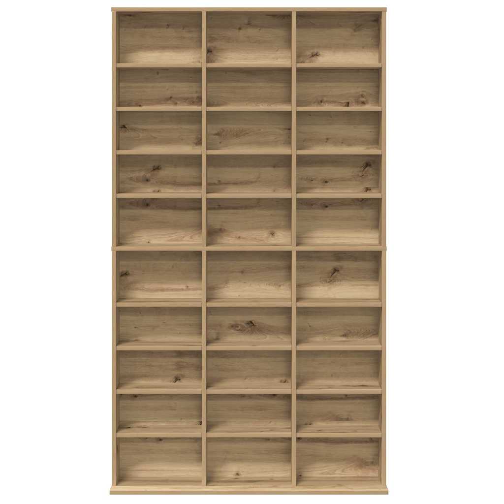 CD Skab Artisan Egetræ 101 x 23 x 177,5 cm Konstrueret træ