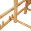 liggestol med hynder 55x199x30 cm bambus
