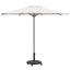Parasolfod Art deco Sort Ø 45 x 39,5 cm Jern