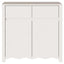 Sideboard Drammen Hvid 79 x 43 x 75.5 cm Massivt fyrretræ