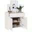 Sideboard Drammen Hvid 79 x 43 x 75.5 cm Massivt fyrretræ