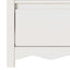 TV-skab Drammen Hvid 99 x 43 x 55 cm Massivt fyrretræ