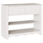Konsolbord Drammen Hvid 89,5 x 37 x 73 cm Massiv fyrretræ
