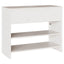 Konsolbord Drammen Hvid 89,5 x 37 x 73 cm Massiv fyrretræ