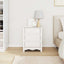 Sofabord Drammen Hvid 45 x 35 x 56 cm Massiv fyrretræ