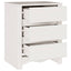 Sofabord Drammen Hvid 45 x 35 x 56 cm Massiv fyrretræ
