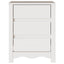 Sofabord Drammen Hvid 45 x 35 x 56 cm Massiv fyrretræ