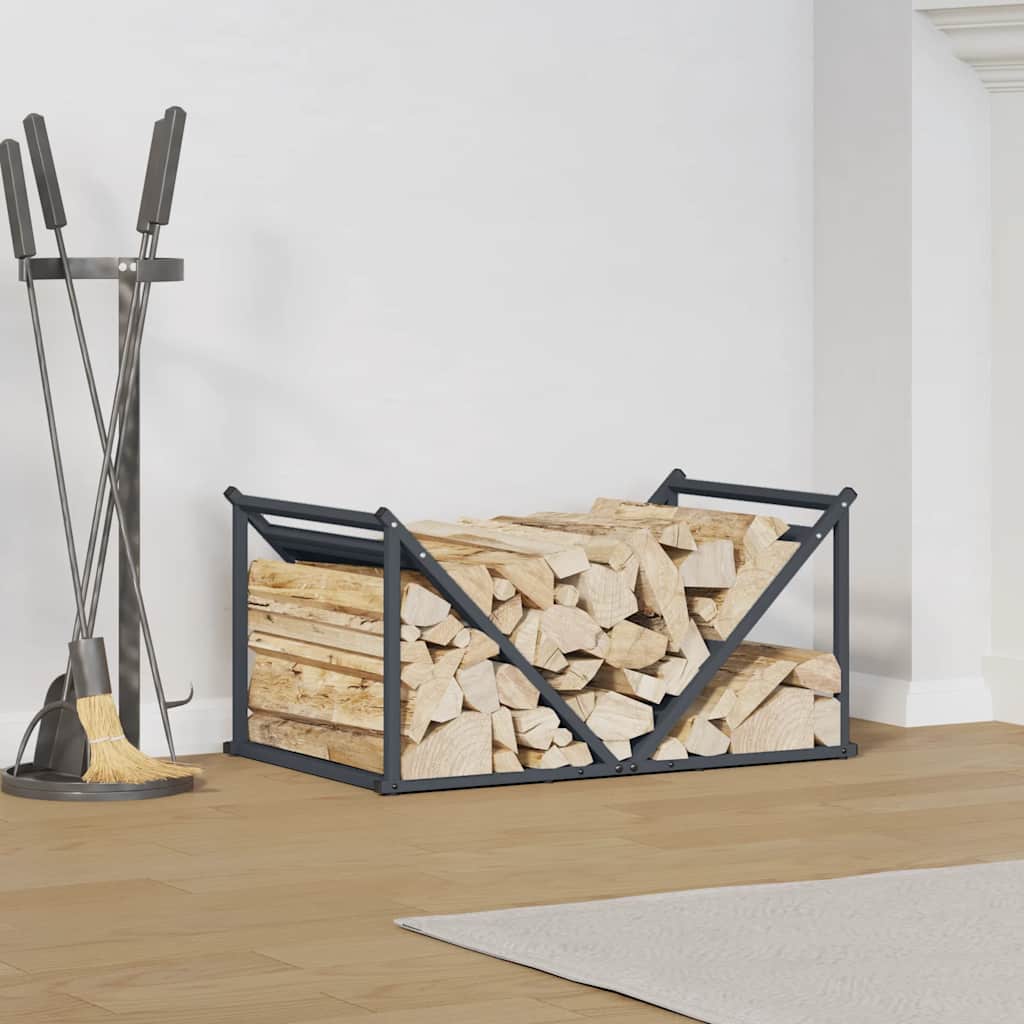 brændestativ 70x43x34,5 cm koldvalset stål antracitgrå