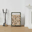 brændestativ 44x28x65 cm koldvalset stål olivengrøn