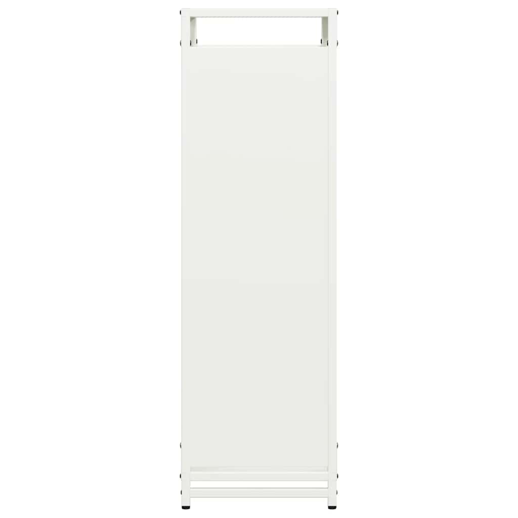 brændestativ 44x28x90 cm koldvalset stål hvid