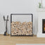 brændestativ 90x28x90 cm koldvalset stål antracitgrå