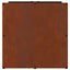 brændestativ 40x40x40 cm forvitringsstål
