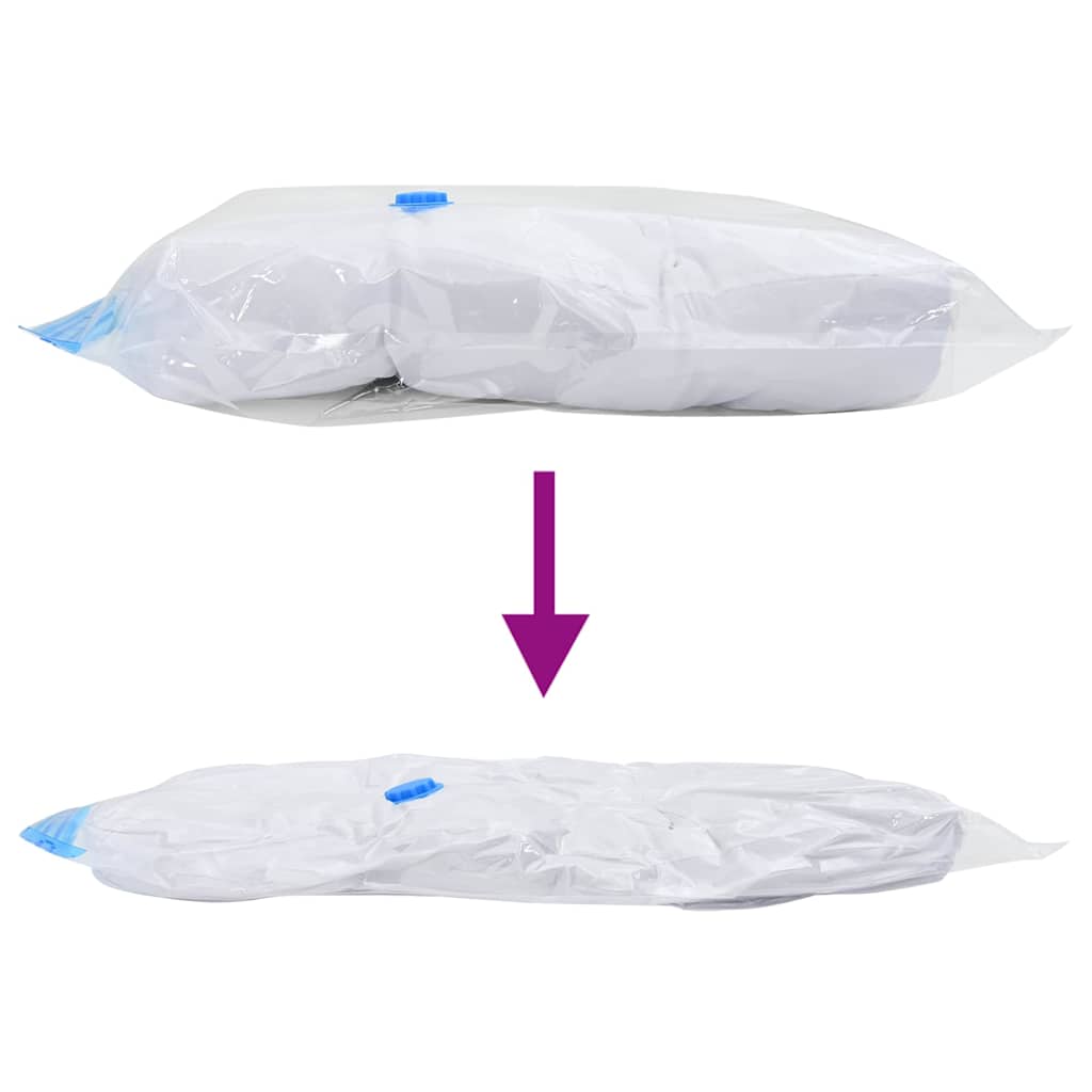 Opbevaringsposer 50 pcs Gennemsigtig og blå 70 x 50 cm
