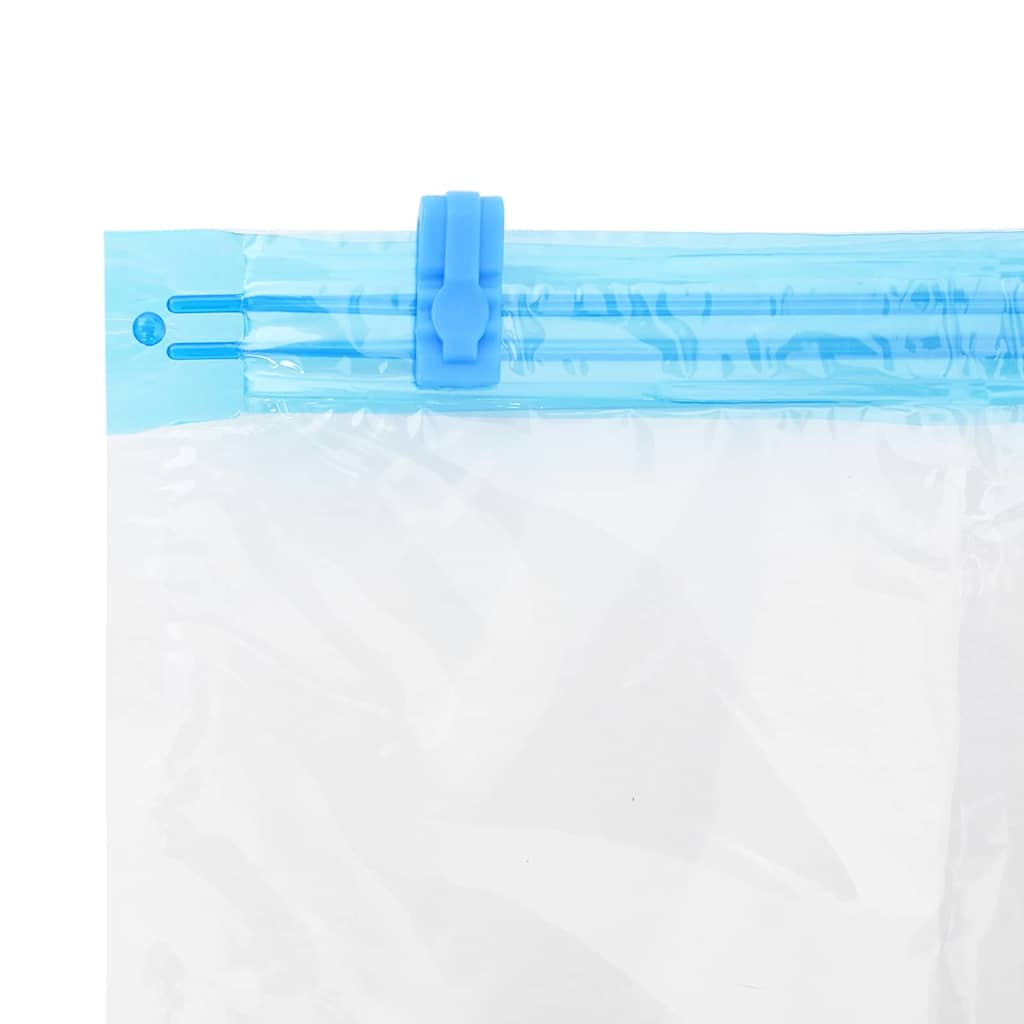 Opbevaringsposer 5 pcs Gennemsigtig og blå 120 x 70 cm