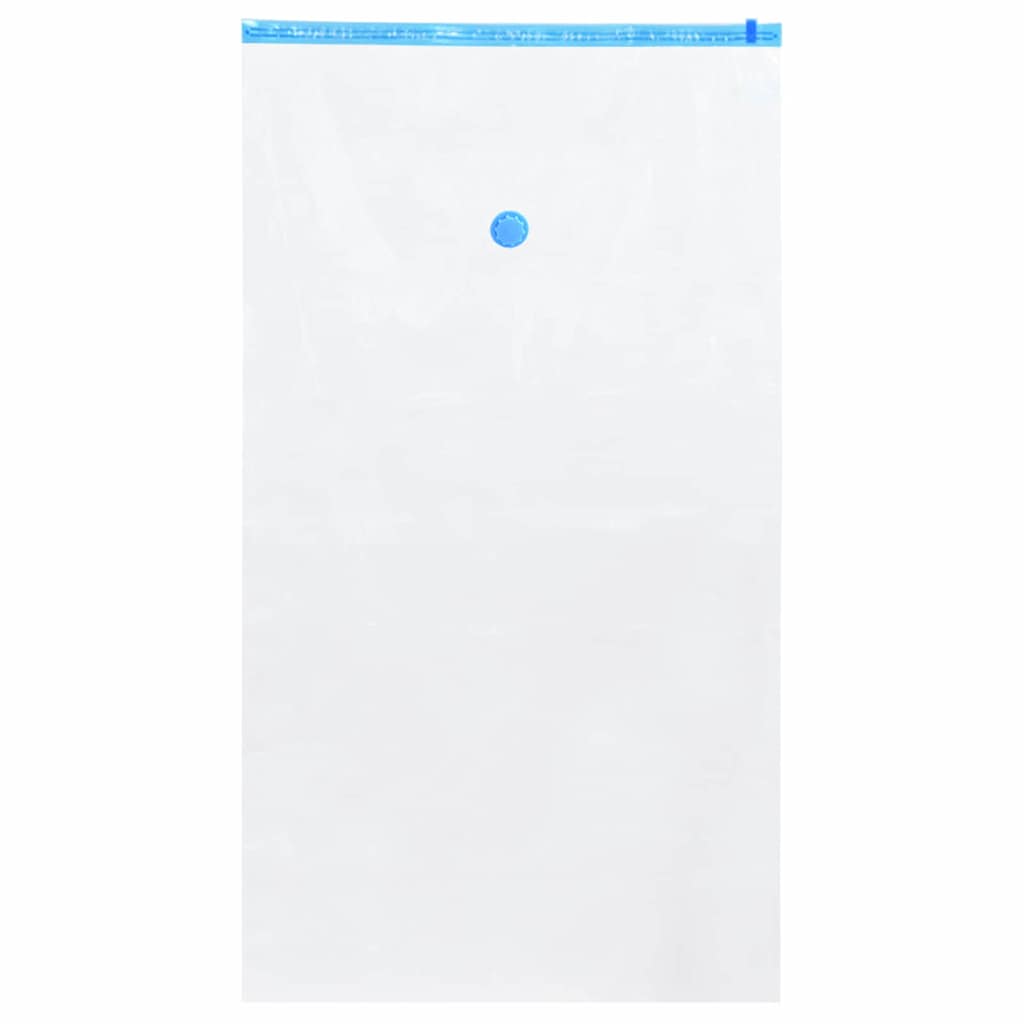 Opbevaringsposer 5 pcs Gennemsigtig og blå 120 x 70 cm