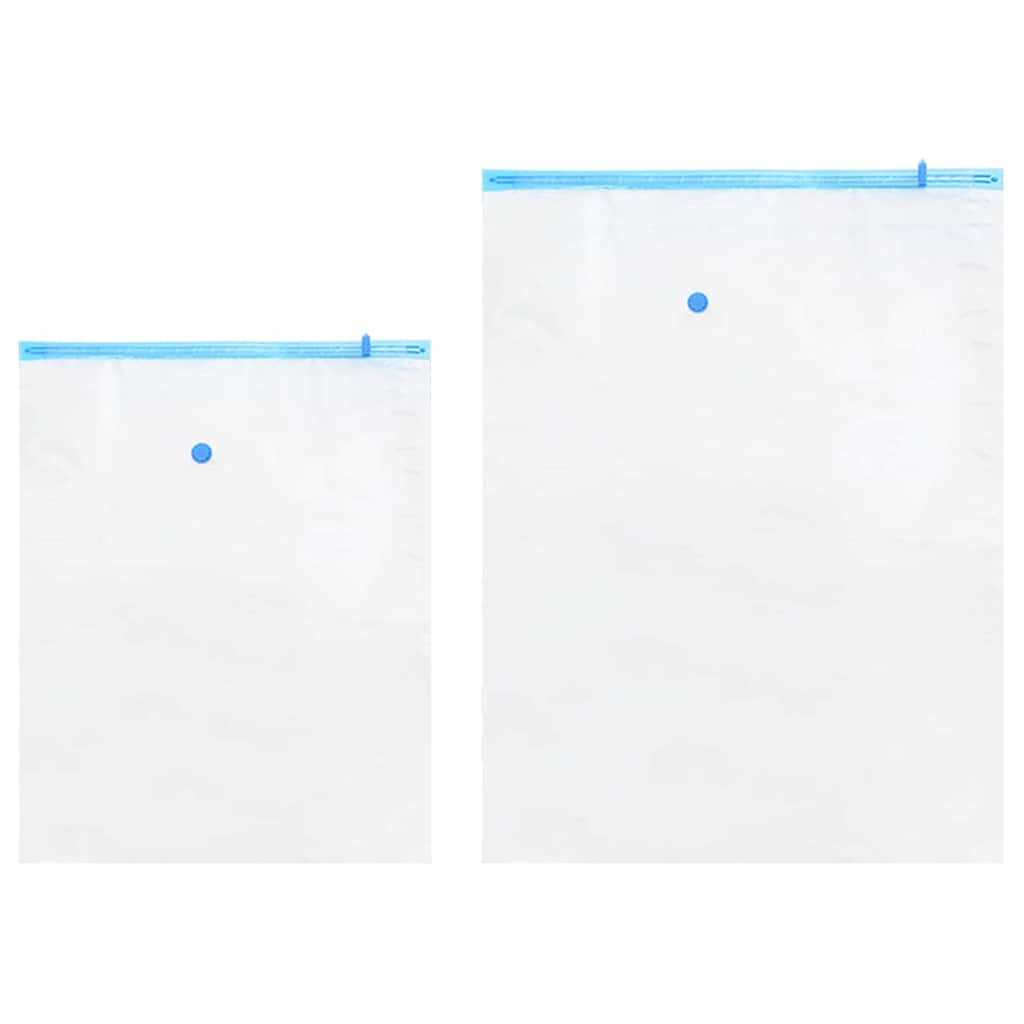 Opbevaringsposer 5 pcs Gennemsigtig og blå 130 x 100 cm