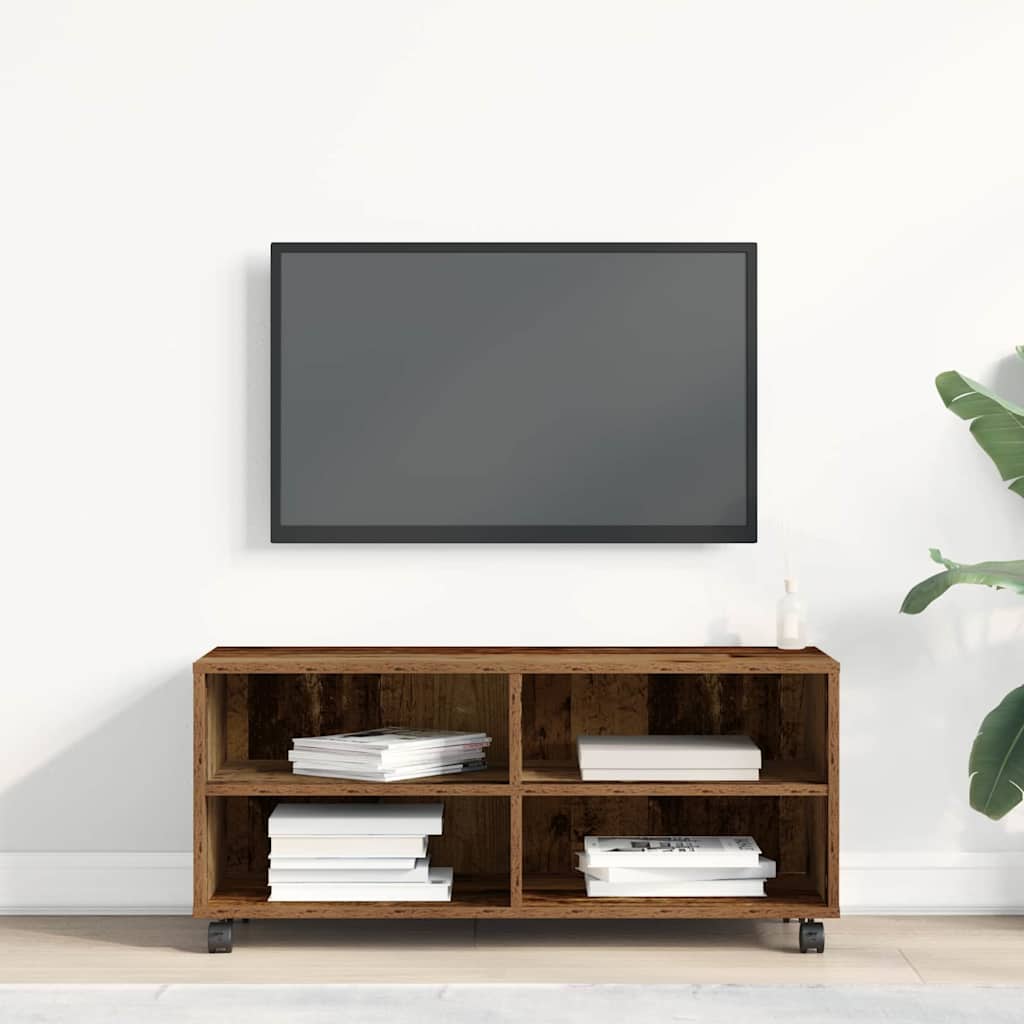 TV-skab Brun 90 x 35 x 40.5 cm Konstrueret træ