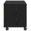 TV-skab Sort 90 x 35 x 40.5 cm Konstrueret træ