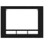 TV-skab Vægmonteret Sort eg 152 x 22 x 113 cm Konstrueret træ